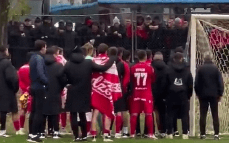 Kibice z przemową do piłkarzy Widzewa po awansie do 1/8 finału PP. „Pier******cie się w głowę” [WIDEO] Zdjęcie główne wpisu