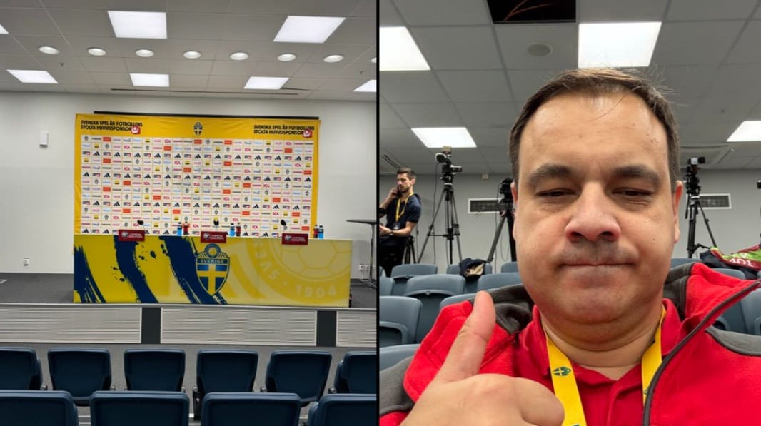 Łukasz Ciona oburzony konferencją prasową w Szwecji. "Tłumacz nic nie tłumaczy, a my Polacy słuchamy jak małpy" Obraz wpisu